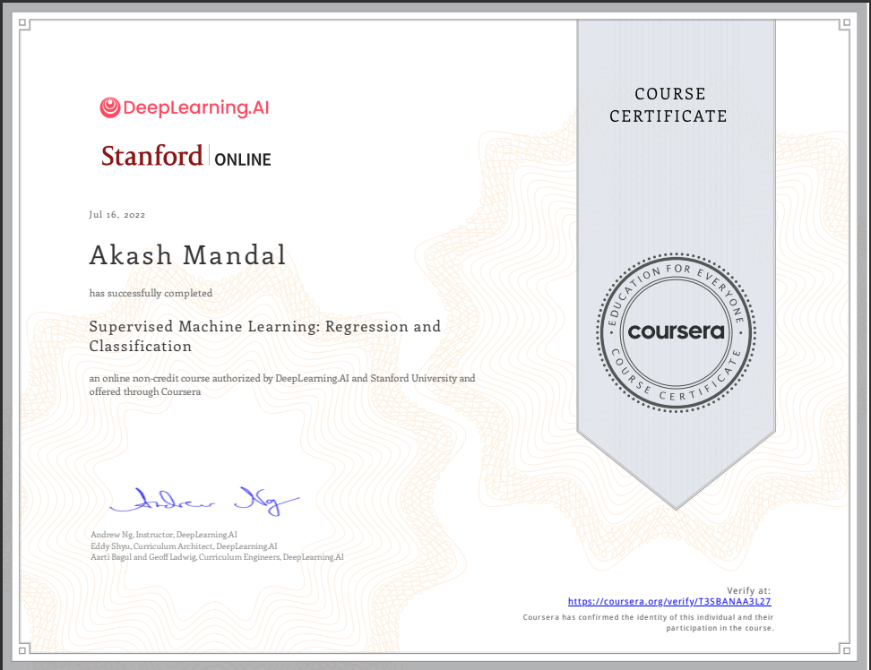 Certificate 1