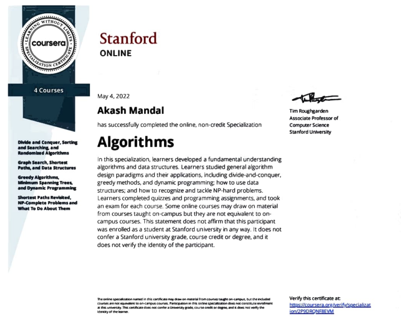 Certificate 4